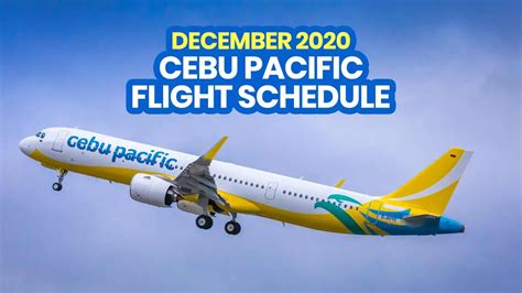 CEBU PACIFIC SCHEDULE: List of Operational Flights for .